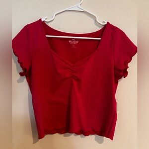 3/$30 ✨ Hollister Women's Pink V-Neck Top